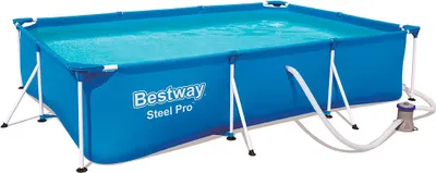 Immagine prodotto di Piscina Steel Pro Rettangolare Telaio Portante Cm.300X201X66H. - kg.20,1 - lt.3.300 -filtro cartuccia (art.56411)