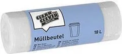 Produktbild von 1000 Müllbeutel Smart Line Clean and Clever 18l weiß SMA 73