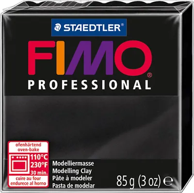 Image de Mod.masse Fimo prof 85g schwarz