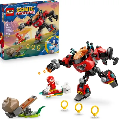 Image de LEGO Sonic le Hérisson 77005 Knuckles contre le Broyeur d'Œufs du Dr. Eggman - Jeu pour les enfants de 8 ans et plus