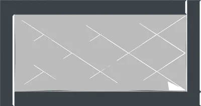 Produktbild von Spiegel Luna Grau Rahmen Raute 60x120cm