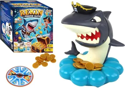 Produktbild von Geschicklichkeitsspiel „Hai und Piratengold“ für Kinder