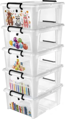 Produktbild von CEP Aufbewahrungsbox KIDS 20 Liter 5er Set