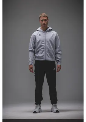 Produktbild von Erima Cmpt Wings Hoody Jacke Grau Marl Junior