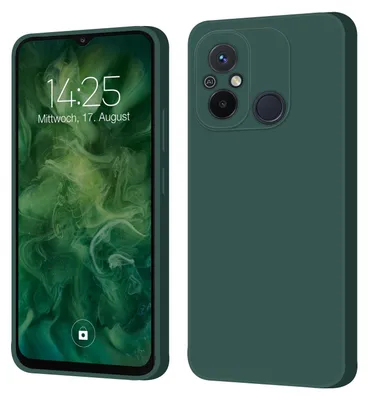 Produktbild von Hülle für Xiaomi Redmi 12C Case Cover Bumper Smartphone Softgrip Schutzhülle Farbe: Grün