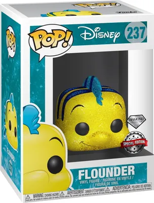 Produktbild von Disney - Flounder Fabius 237 Diamond Special Edition - Funko Pop! - Vinyl Figur