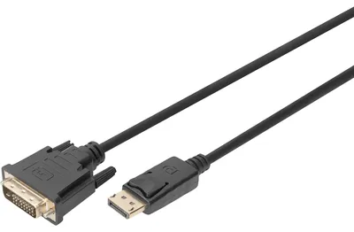 Image de DIGITUS DisplayPort Adapterkabel, DP auf DVI-D, 3,0m, sw