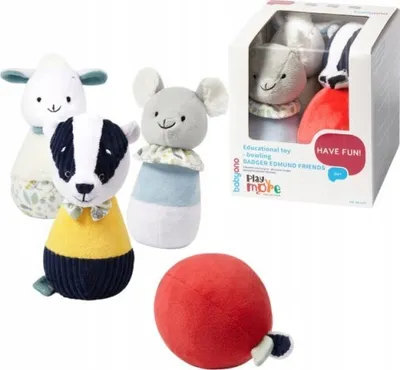 Productafbeelding van S.CENA 1437 Educatief speelgoed - pluchen bowlingbadger EDMUND FRIENDS