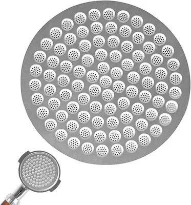 Image de Accessoire pour machine à expresso en acier inoxydable, 58 mm, argenté, d'une seule pièce.