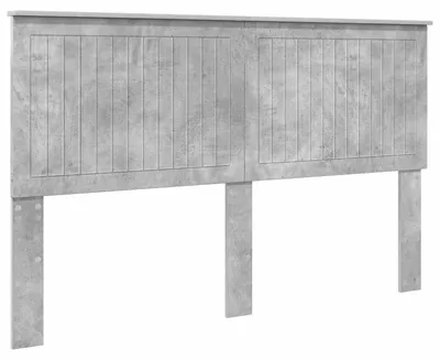 Image de vidaXL Tête de lit en béton gris et aggloméré