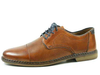 Produktbild von Rieker 13428-24 Schuhe Herren Halbschuhe Schnürschuhe , Größe:44 EU, Farbe:Braun