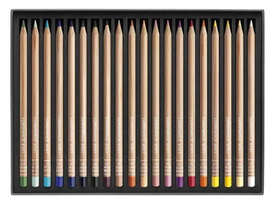 Image de CARAN D'ACHE Etui 20 couleurs LUMINANCE 6901™ - Assortiment thématique "Portrait