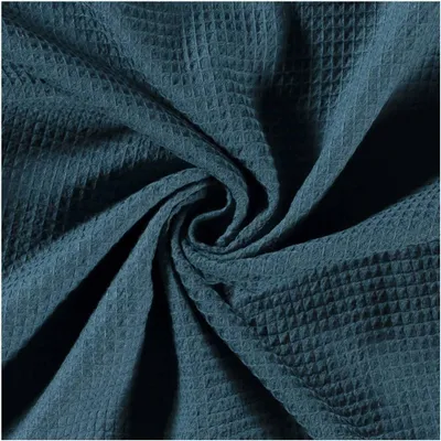 50x150cm Frottierstoff Waffelpiqué Baumwollstoff Oeko - Tex 100 Meterware am Stück Farbwahl petrol