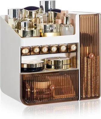 Produktbild von Große Make-up-Organizer-Box mit viel Stauraum für Badezimmer