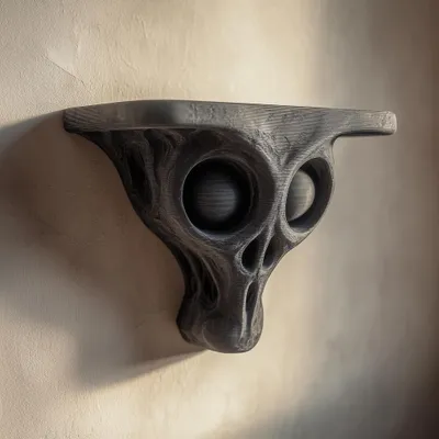Alienschädel-Wandregal – Decords Wandregal, Produktansicht 1