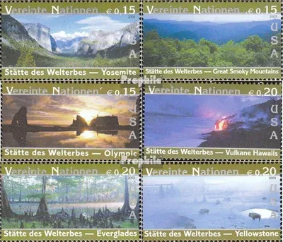 Produktbild von Briefmarken UNO - Wien 2003 Mi 399-404 (kompl.Ausg.) gestempelt UNESCO-Welterbe