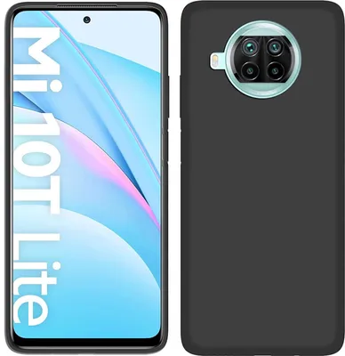 Immagine prodotto di cofi1453® Custodia in silicone di base compatibile con XIAOMI MI 10T LITE Custodia TPU Morbido Cellulare Protezione Nero