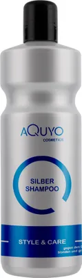 Produktbild von Style & Care Silber Shampoo, Anti Gelbstich Shampoo für graues, hell gefärbtes oder blondes Haar (1000ml) | Silbershampoo spendet Feuchtigkeit und steigert Farbbrillanz für blondiertes Haar | No yellow purple Blondshampoo Haarschampoo  Haarwäsche