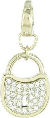 Produktbild von Fossil Anhänger Charms JF00036710 Schloss gold Strass