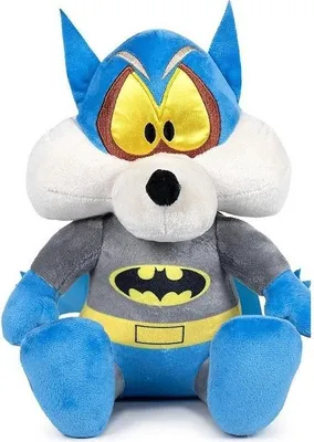 Produktbild von Wile E. Coyote Plüschtier Looney Tunes Batman 17 cm Superhelden Stofftier