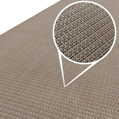 Produktbild von Outdoorläufer Teppich Läufermatte TATAMI Beige Rattan Robust Breite 67cm Länge 160cm