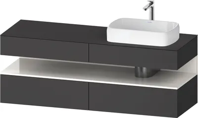 Produktbild von DURAVIT QA4778022490000 QAT KWTU WH Ek. 1600x550x600 Gt Mt.