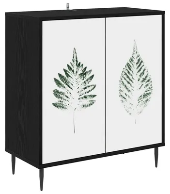 Zdjęcie produktu dla Komoda HANAU, imitacja czarnego dębu, 69 x 33 x 76 cm