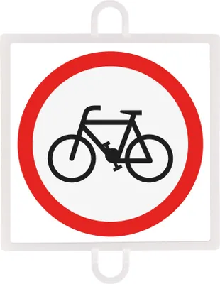 Produktbild von Verkehrsverbotstafel Nr. 2 (Fahrräder)