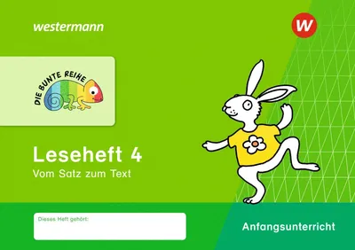 Produktbild von DIE BUNTE REIHE - Deutsch 4. Leseheft