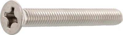 Produktbild von Senkschrauben M6x50 Phillips Kreuzschlitz Senkkopfschrauben DIN965A, Edelstahl A2 - 200 Stück