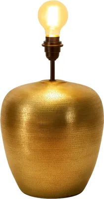 Zdjęcie produktu dla Marrakesh XXL vintage lampa stołowa lampka nocna 39cm wysokości | boho dekoracyjna lampa stołowa lampa do salonu sypialnia i pokój dziecięcy | lampa stołowa Camden złota metalowa oprawka E27