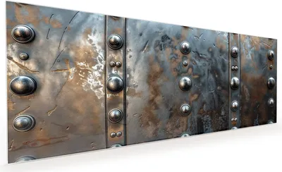 Produktbild von Küchenrückwand Spritzschutz Glas mit Motiv Metallstruktur 40 x 40 cm