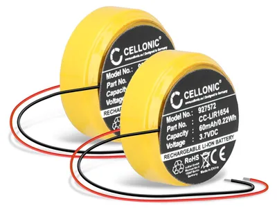 Immagine prodotto di subtel 2x Batteria per Headset / Auricolare / Cuffie Compatibile con Bose SoundSport Wireless, SoundSport Pulse, CP1654 – (60mAh, 3.7V)