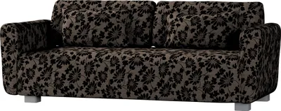 Produktbild von Dekoria Bezug für Mysinge 2-Sitzer Sofa, braun-schwarz, Sofabezug Mysinge 2-Sitzer