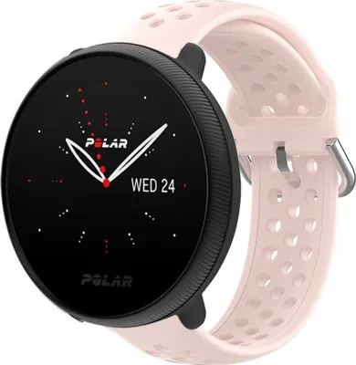 Produktbild von Strap-it Polar Ignite 2 Silikonband mit Löchern (Hellrosa)