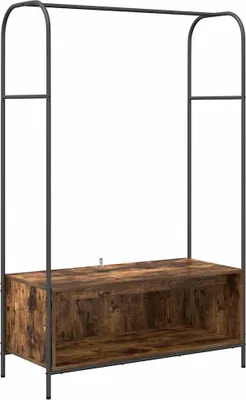 Image de Porte-manteaux vidaXL, aspect chêne brun, 100 x 44 x 160 cm