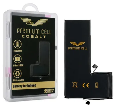 Productafbeelding van Premium batterij voor iPhone 11 Pro, met kobaltcellen, 3650mAh capaciteit, meer dan 600 laadcycli