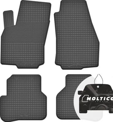 Produktbild von Gummimatten mit Rand Auto Fußmatten Gummi Automatten Passgenau 4-teilig Set - passend für Citroen Nemo 2008-2017