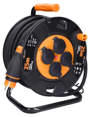 Zdjęcie produktu dla Bęben gumowy 25m/4z 3x2,5mm H07RN-F SOLIGHT PB41 (PB33)