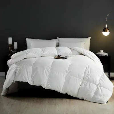 Productafbeelding van Solidchoice - 100% Katoenen Donsdekbed voor 1 Persoon