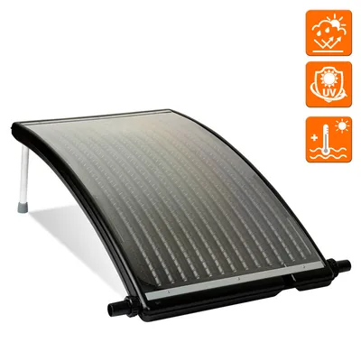 Obrázek produktu pro Jiubiaz solární ohřev bazénu solární bazén černý ohřev bazénu 110 x 69 x 14 cm