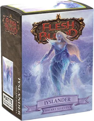 Image de 100 pochettes de protection Dragon Shield Matte Art - Flesh and Blood - Iyslander