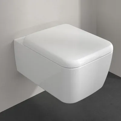 Productafbeelding van Villeroy & Boch Skyla toiletcombinatie, wandmodel, met TwistFlush en CeramicPlus