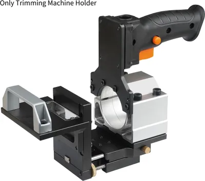 Produktbild von GANWEI 2-in-1 Halterung für Schlitzmaschinen, verstellbar, für Holzbearbeitungsmaschinen, Elektrische Trimmerhalterung für 65mm Trimmmaschinen
