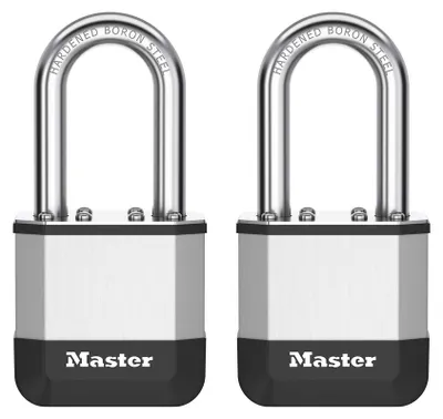 Obrázek produktu pro MASTER LOCK PK1EURTLF, Bez třmenu, Zámek, Sjednocené zámky, Stříbrná, Ocel, Ve tvaru U