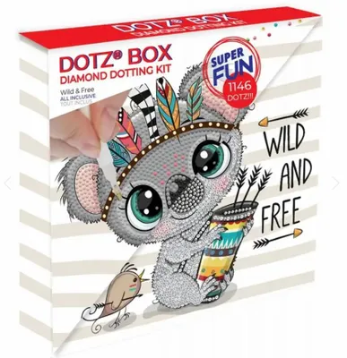 Zdjęcie produktu dla Diamond Dotz DBX.026, Zestaw do malowania diamentów dla dzieci, Wielobarwny