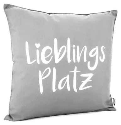 Obrázek produktu pro Venkovní polštář 45x45 cm, šedé barvy, vhodný do zahrady a posezení, s vodoodpudivou úpravou