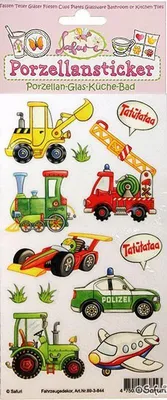 Produktbild von Porzellansticker Fahrzeug
