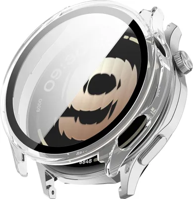 Obrázek produktu pro Pro OPPO Watch S Plastové ochranné pouzdro s plným krytím + 9H tvrdé sklo, průhledné