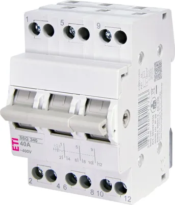 Image de IO-II 40A Interrupteur modulaire à 3 pôles pour réseau et générateurs SSQ 340